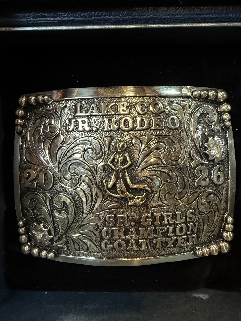 Champion Belt Buckle - Sr. Girls Goat Tying